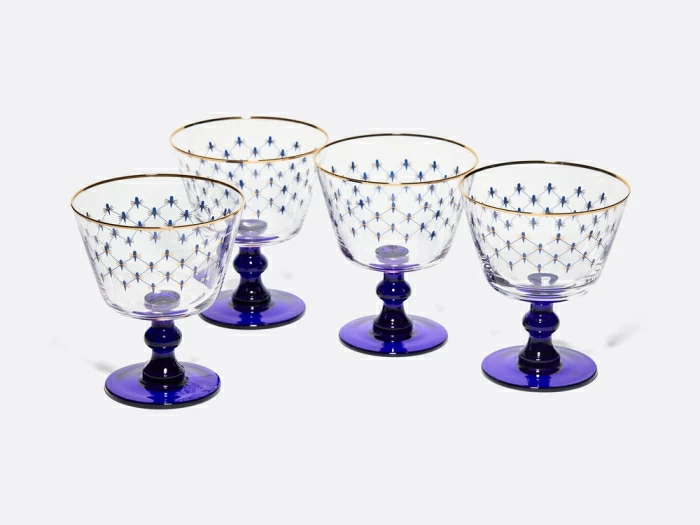 Набор (4 креманки) 380 мл Кобальтовая сетка арт. 14.11000.07, 