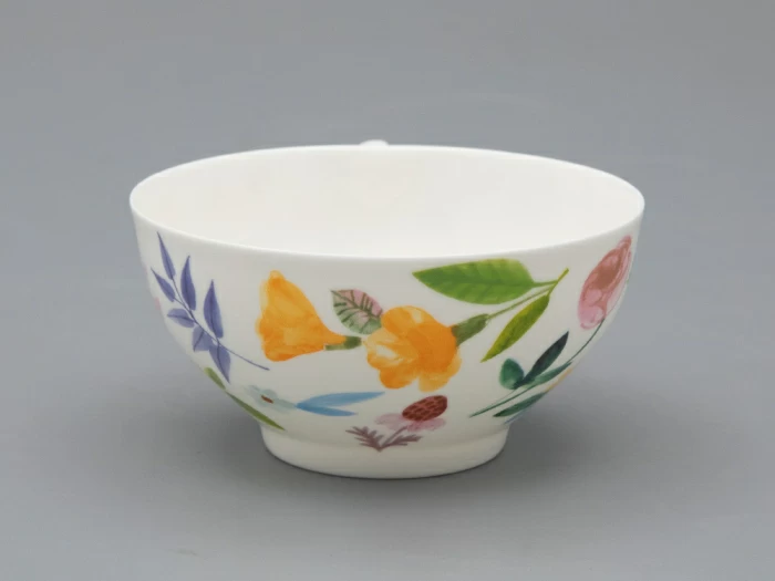 Чашка с блюдцем чайная форма Купольная рисунок Primavera, арт. 81.34274.00.1, 