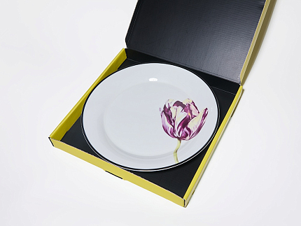 Тарелка плоская 260 мм, в подарочной упаковке, форма Юлиана, рисунок Волшебный сад IX, арт. 81.34195.00.1