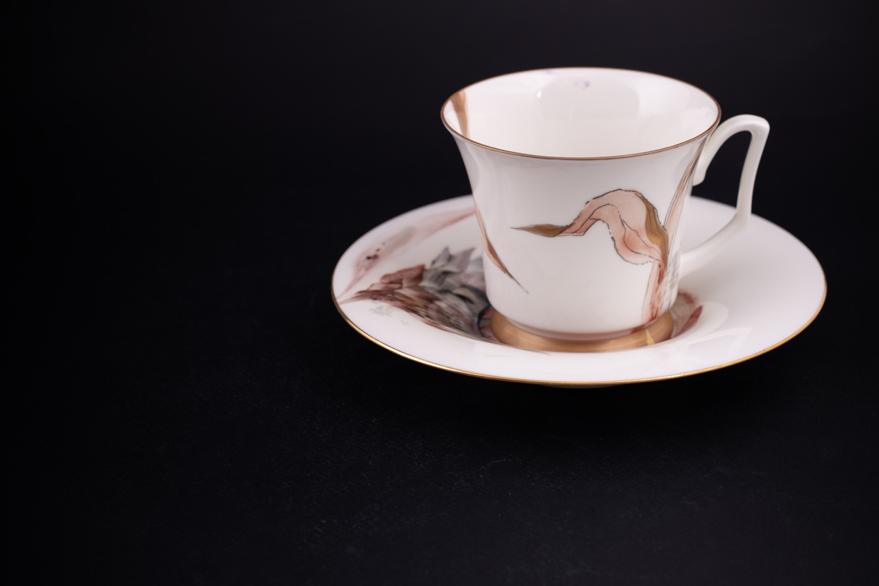 Чашка с блюдцем чайная, форма Юлия, рисунок Татьянин день арт. 41.00180.00.1, 