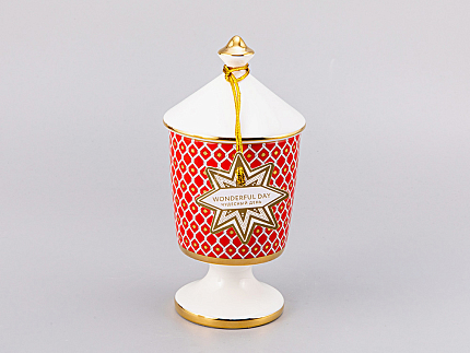 Подарочный Набор Свеча ароматическая рисунок Скарлетт 2 аромат Чудесный день арт. 81.30079.00.1