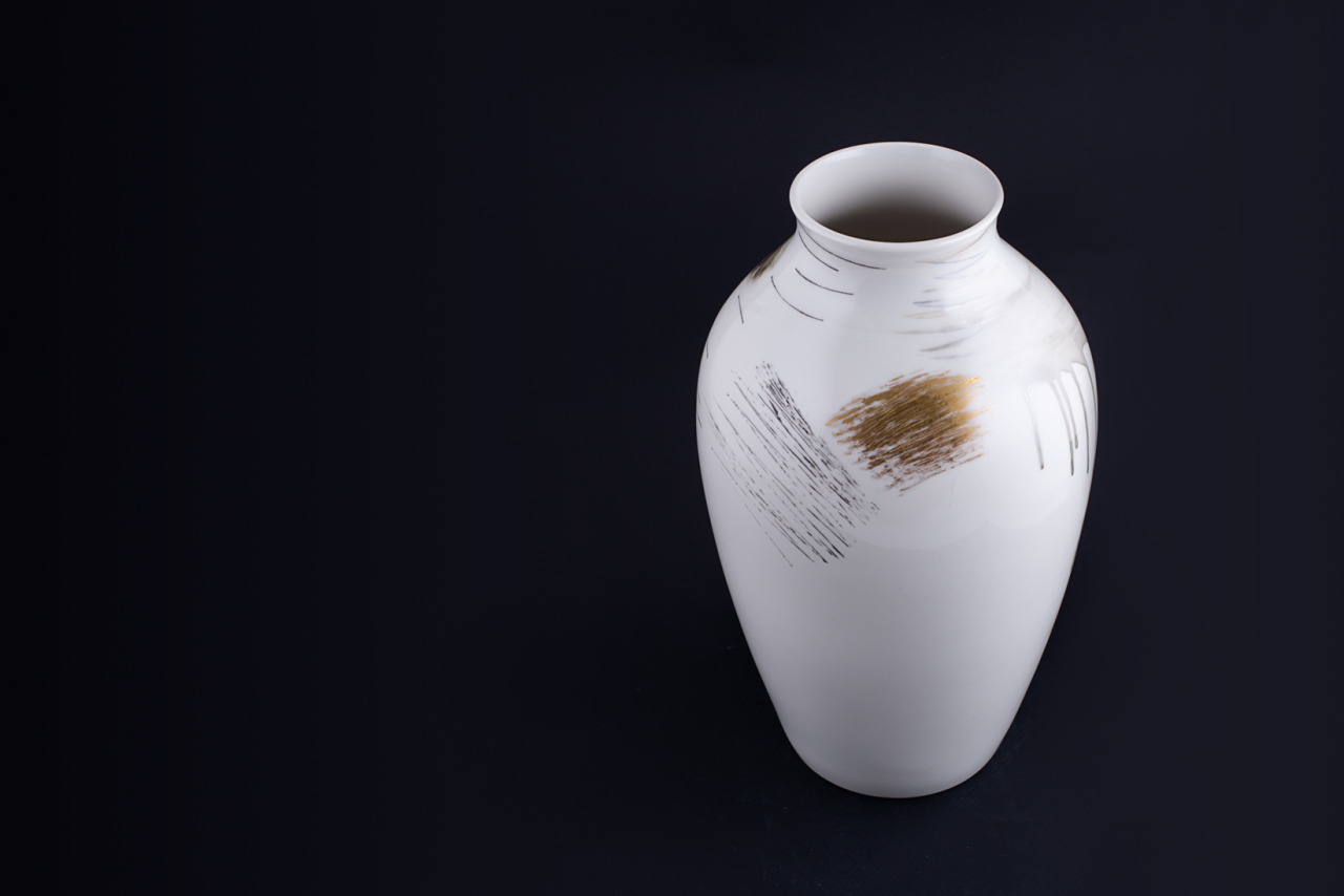 Ваза Февраль на форме Ламповая, арт 60.06443.00.1, 