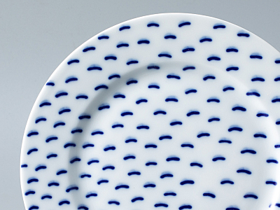 Тарелка мелкая 215 форма Европейская - 2 рисунок Реки России. Енисей, арт. 80.35358.00.1