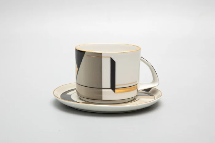 Чашка с блюдцем чайная форма Баланс рисунок Проект 3 арт. 81.28763.00.1, 