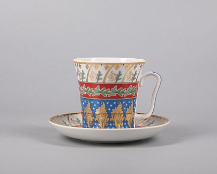 Бокал с блюдцем Ленинградский Новогодняя ночь 360 мл арт. 81.30699.00.1