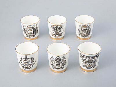 Подарочный набор стопок форма Сувенирная 1 рисунок Кворум, арт. 81.30291.00.1