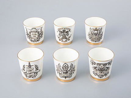 Подарочный набор стопок форма Сувенирная 1 рисунок Кворум, арт. 81.30291.00.1