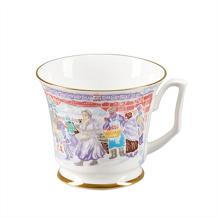 Сервиз чайный форма Юлия рисунок Серебряные коньки, 6 персон 14 предметов арт. 81.29098.00.1