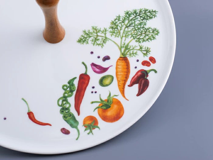 Блюдо для сыра 305 мм форма Richelieu рисунок Мамина дача, арт. 80.02158.00.1, 