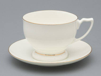 Сервиз чайный форма Жемчужина рисунок Золотая лента, 6 персон 14 предметов, арт. 81.26223.00.1, 