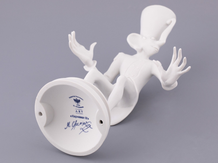 Скульптура в подарочной упаковке, форма Карнавал 3, рисунок Белый, арт. 81.33715.00.1, 