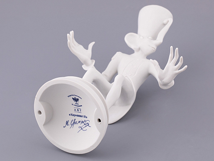 Скульптура в подарочной упаковке, форма Карнавал 3, рисунок Белый, арт. 81.33715.00.1