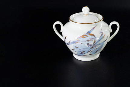 Сахарница Любимые цветы модерна на форме Весенняя, арт 60.14789.00.1