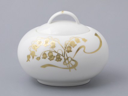 Сервиз чайный на 6 персон, 15 предметов, форма Оливия, рисунок Нежный ландыш, арт 81.31430.00.1, 