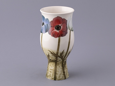 Ваза форма Цветок рисунок Анемоны, арт. 80.48118.00.1
