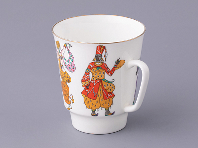 Трехпредметный комплект 165 мл форма Майская рисунок Балет Шахерезада, арт. 81.17663.00.1