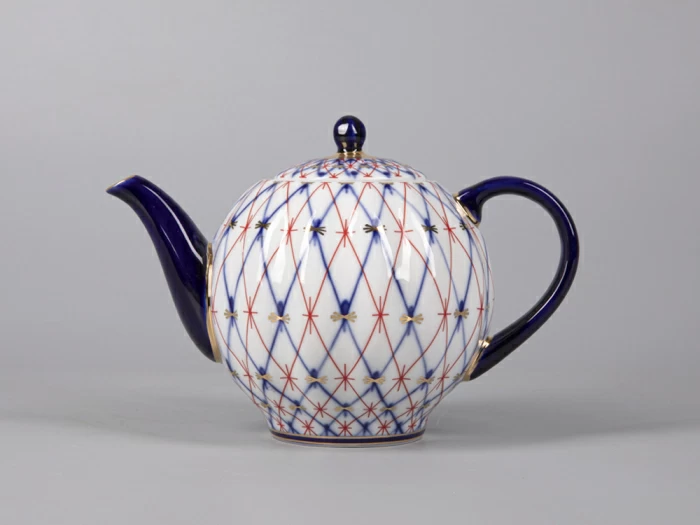 Чайник заварочный форма Тюльпан рисунок Сетка 1950, арт. 80.42350.00.1, 