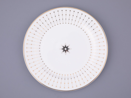 Тарелка плоская 200 мм форма Стандартная 2 рисунок Азур золотой арт. 80.93401.00.1, 