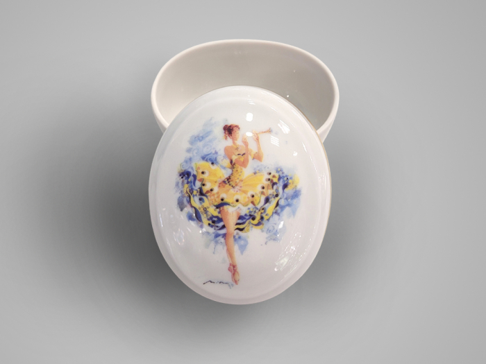 Туалетная коробочка форма Овальная рисунок Фея беззаботности арт. 80.86400.00.1, 