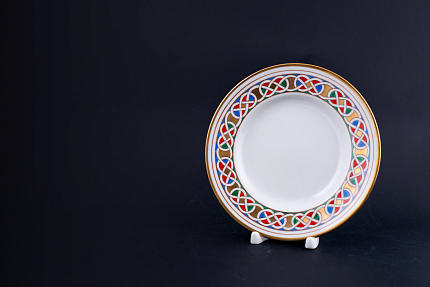 Тарелка 190 мм на форме Европейская, рисунок Былина, арт 60.10676.00.5