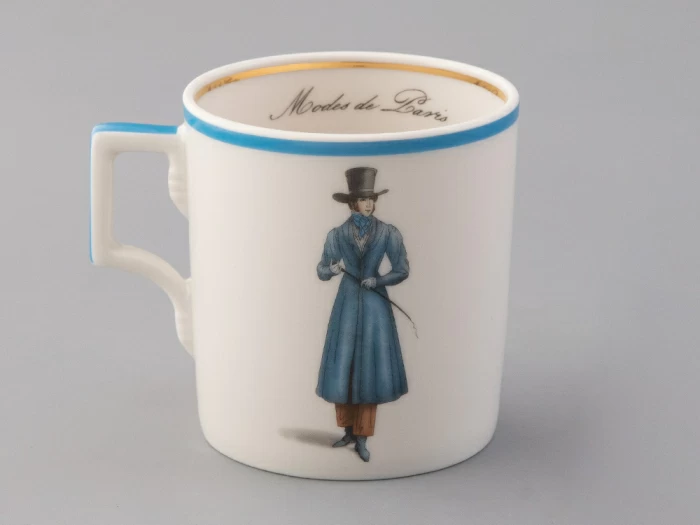 Подарочный набор чайный форма Гербовая рисунок Modes de Paris (Мода Парижа) (синий) арт. 81.25656.00.1, 