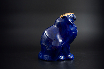 Скульптура Кобальтовый Кот, арт 62.15147.00.1