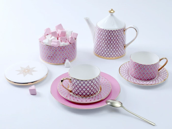 Тарелка плоская 200 мм форма Стандартная 2 рисунок Астра 1 арт 80.46798.00.1, 