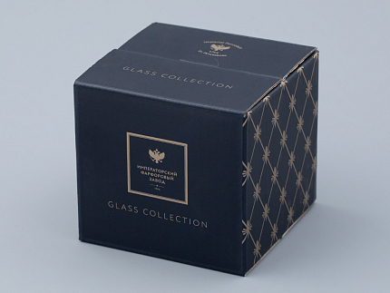 Набор из 4-х стопок для водки Кобальтовая сетка арт. 14.11006.07