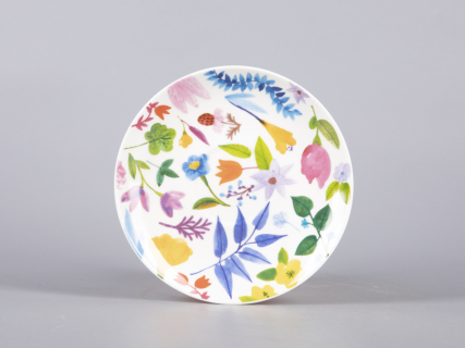 Чашка с блюдцем чайная 345 мл форма Ландыш рисунок Primavera арт. 81.30808.00.1, 