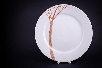 Блюдо для торта на форме Европейская, рисунок Сентябрь, арт 70.01994.00.1