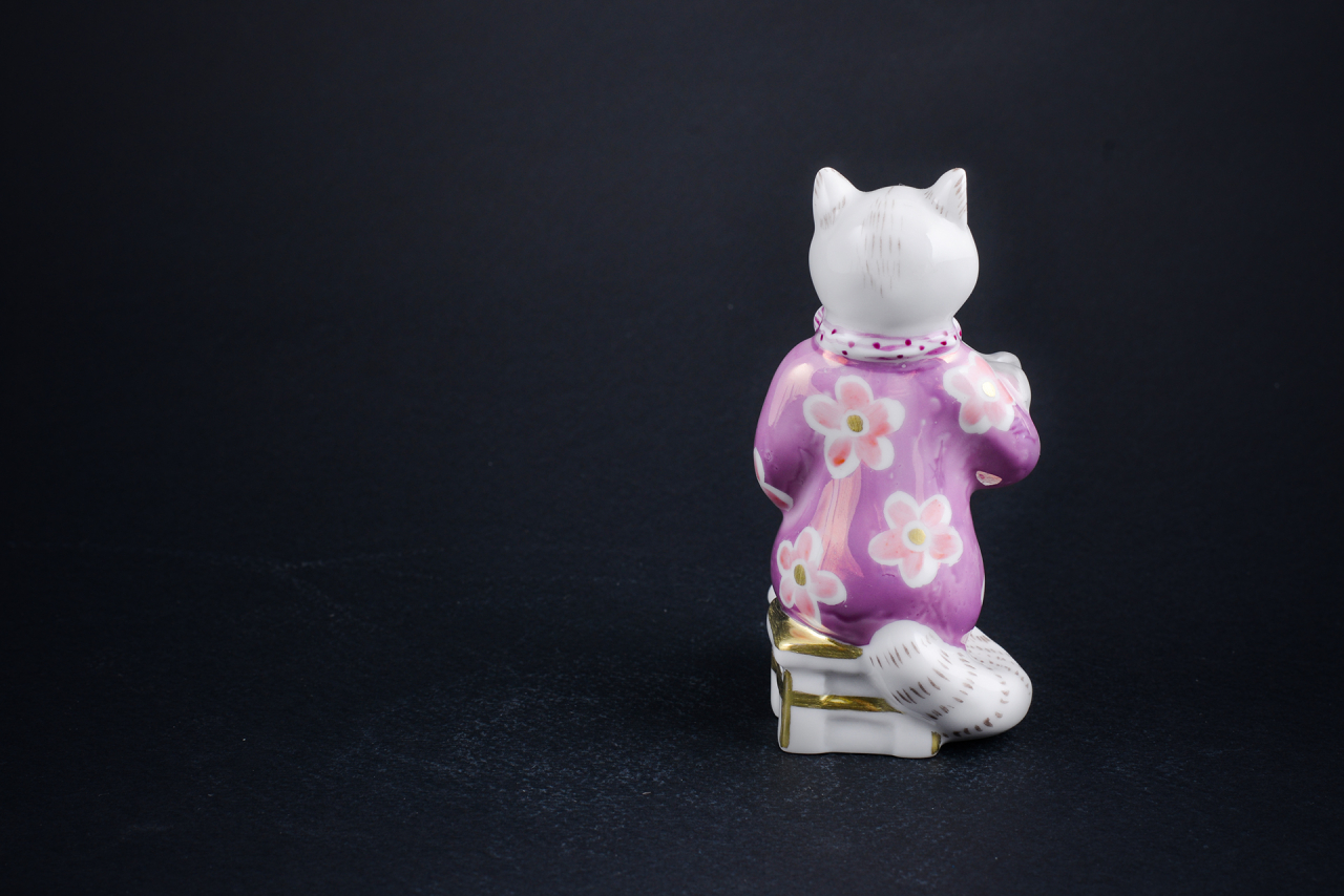 Скульптура Колыбельная, Кошка-нянька. Капуста, арт 62.21241.00.1, 