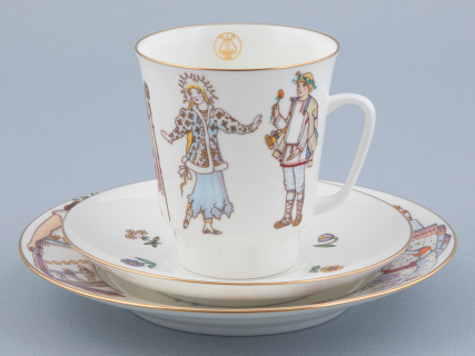 Трехпредметный комплект 165 мл форма Майская рисунок Опера Снегурочка, арт. 81.32231.00.1, 