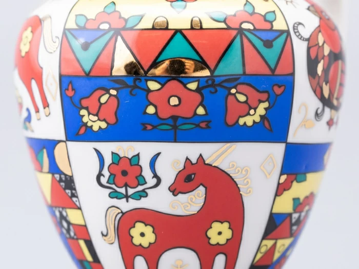 Сливочник 400 мл., форма Весенняя, рисунок Народные узоры, арт. 80.60812.00.1, 