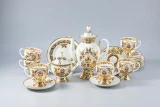 Сервиз кофейный, форма Классическая-2, рисунок Золотые бабочки, 6 персон 20 предметов  арт. 81.13777.00.1, 
