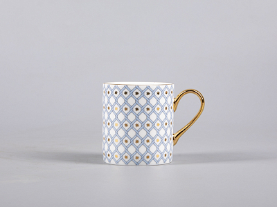 Чашка с блюдцем кофейная 135 мл., форма Идиллия, рисунок Азур 1 арт. 81.30730.00.1