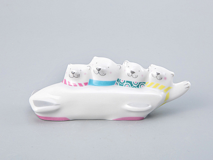 Скульптура форма Бобслеисты рисунок Бобслеисты арт. 82.78217.00.1