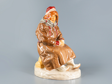 Скульптура Народности России Лопарская женщина арт. 82.76798.00.1