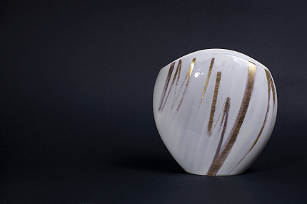 Ваза форма Вечерний цветок, рисунок Атмосферные явления 2, арт. 60.15870.00.1