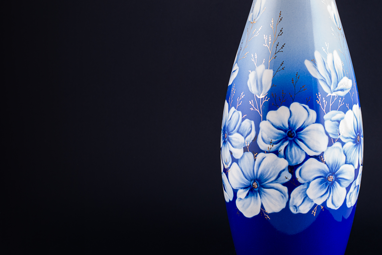 Ваза Вечерний Сад на форме Высокая, арт 80.36226.00.1, 