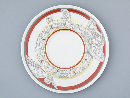 Бокал с блюдцем в подарочной упаковке, форма Гранд, рисунок Полководцы России Александр Суворов, арт. 81.32549.00.1