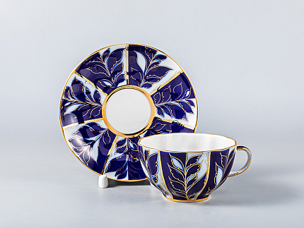 Сервиз чайный Тюльпан Зимний вечер,6 персон 14 предметов, арт. 81.10737.08.1