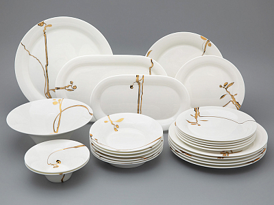 Сервиз столовый на 6 персон, 24 предметов, форма Юлиана, рисунок Лидия, арт 81.33227.00.1