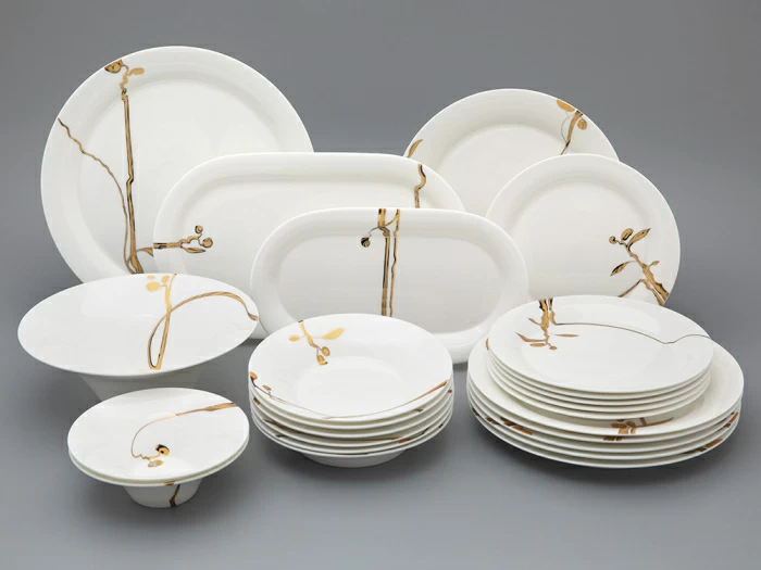 Сервиз столовый на 6 персон, 24 предметов, форма Юлиана, рисунок Лидия, арт 81.33227.00.1, 