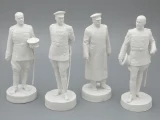 Скульптура Генералиссимус Сталин И.В., в подарочной упаковке, Белый бисквит, арт. 81.33452.00.1, 