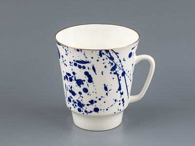 Чашка с блюдцем кофейная 165 мл.,  форма Майская, рисунок Splash арт. 81.27795.00.1