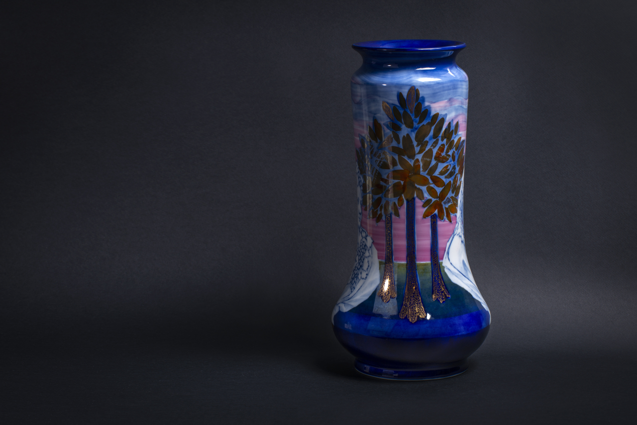 Ваза форма Альфа рисунок Летний сад. Зима и осень арт. 60.10811.00.1, 