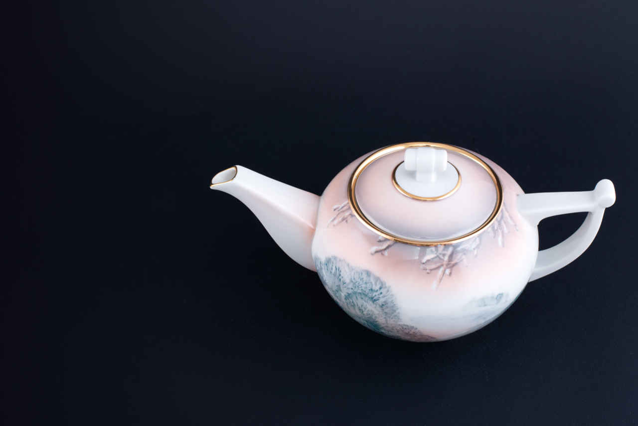 Заварочный Чайник Зима в деревне на форме Кострома арт 40.03496.00.1, 