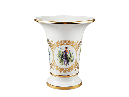 Ваза форма Ампирная рисунок Четыре сезона любви , арт. 80.36787.00.1