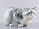 Скульптура форма Кот Мурзик рисунок Муха арт. 82.97622.00.1, 