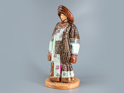 Скульптура Народности России Качинская женщина арт. 82.85842.00.1